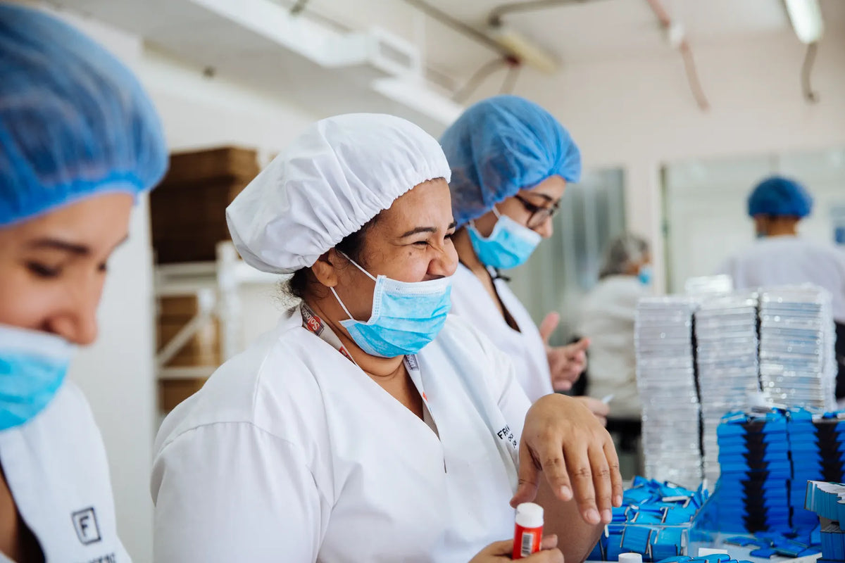 Franceschi production team at work in the chocolate factory