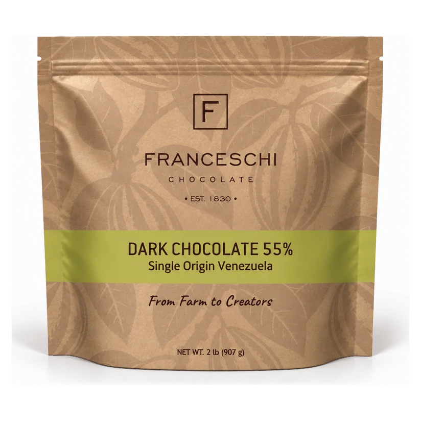 Chocolate Oscuro 55% Franceschi, bolsa de 2 lb