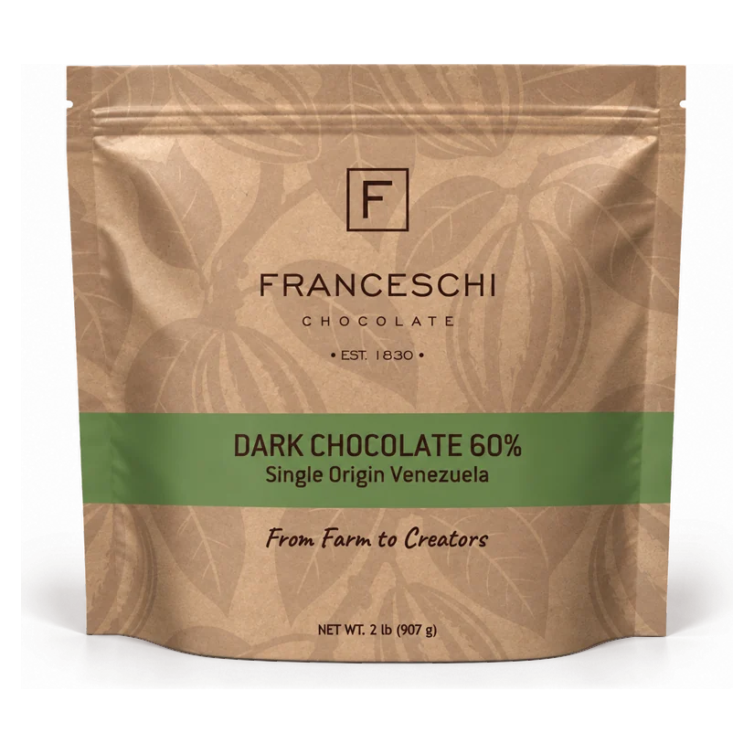Franceschi Dark Chocolate 60%, 2 lb bag